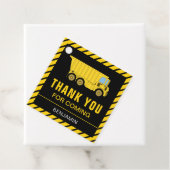 トラック建築誕生日パーティー フェイバータグ (インサイチュ)