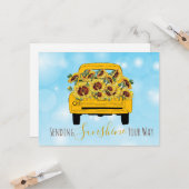 トラック式の日差し カード (正面/裏面インサイチュ)