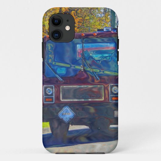 トラック恋人のための赤いタンク車 Case-Mate iPhoneケース (裏面)