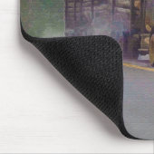 トラック愛好家のためのロギングトラックとハイウェイアート マウスパッド (コーナー)