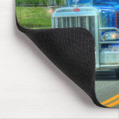 トラック愛好家のための大型トラックとハイウェイアート マウスパッド (コーナー)