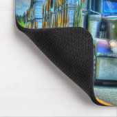 トラック愛好家のための大型トラックとハイウェイアート マウスパッド (コーナー)