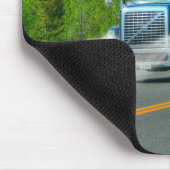 トラック愛好家のための大型トラックとハイウェイアート マウスパッド (コーナー)