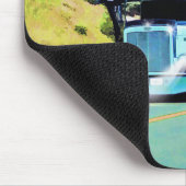 トラック愛好家のための大型トラックとハイウェイアート マウスパッド (コーナー)