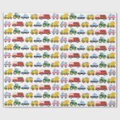 トラック愛好家の光沢ラッピング紙 ラッピングペーパー (フラット)