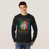 トラック愛好家Tシャツ - グレイ・ヘア、ロード・ウォリアー Tシャツ (正面フル)