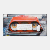 トラック改造の空気熱狂する取目 デスクマット (キーボード&マウス)