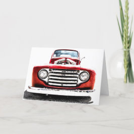 トラック改造グリーティングカード シーズンカード