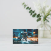 トラック整備士サービス 名刺 (スタンド正面)