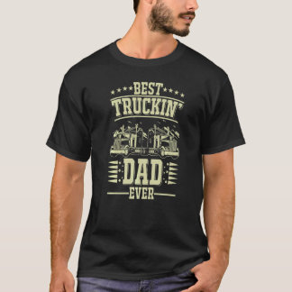 トラック最高のカートラックパパEver 3 Tシャツ