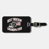 トラック最高のク・グランパ ラゲッジタグ (正面横)