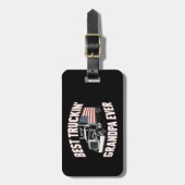 トラック最高のク・グランパ ラゲッジタグ (正面縦)