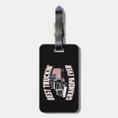 トラック最高のク・グランパ ラゲッジタグ (裏面縦)