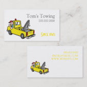 トラック牽引ビジネスカード道路サービス 名刺 (正面/裏面)