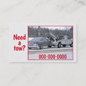 トラック牽引業務 名刺 (正面)