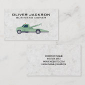 トラック牽引業務 | 建築 名刺 (正面/裏面)