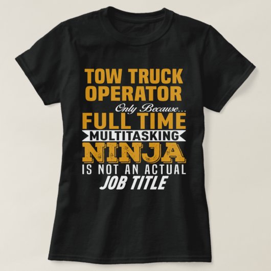 トラック牽引機 Tシャツ (デザイン正面)