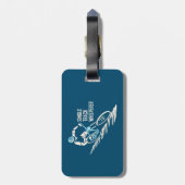 トラック独身のウィスパーラマウンテンサイクリング ラゲッジタグ (裏面縦)