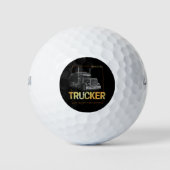 トラック生まれのレトロドライバのヴィンテージになるトラック車 ゴルフボール (正面)