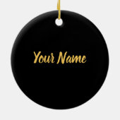 トラック生まれのレトロドライバのヴィンテージになるトラック車 セラミックオーナメント (裏面)