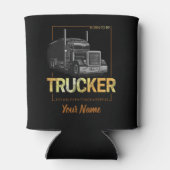 トラック生まれのレトロドライバのヴィンテージになるトラック車 缶クーラー (裏面)