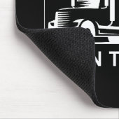 トラック生まれへ（白） マウスパッド (コーナー)