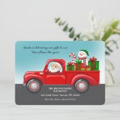 トラック移動カードでのプレゼントのサンタデリバリ シーズンカード (スタンド正面)