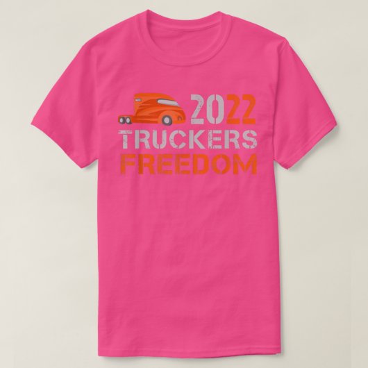 トラック素晴らし運転技術運輸産業トラック Tシャツ (デザイン正面)