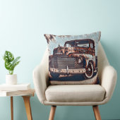 トラック素朴グランジ- Aヴィンテージ美しい クッション (椅子)