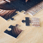 トラック素朴グランジ- Aヴィンテージ美しい ジグソーパズル (側面)