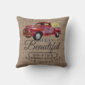 トラック素朴ライフは美しいホームデコール クッション (裏面)