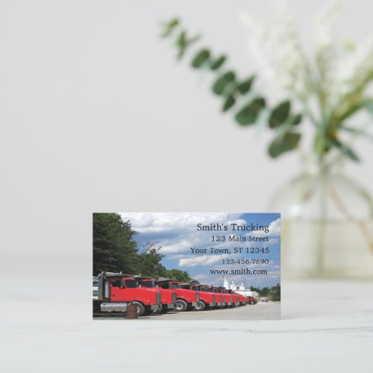 トラック艦隊の名刺 名刺 (スタンド正面)