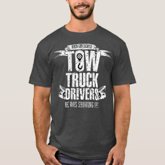トラック誇りを持ったの牽引運転手 Tシャツ