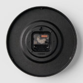 トラック誇りを持ったカーになる重いメダル 壁時計 (裏面)
