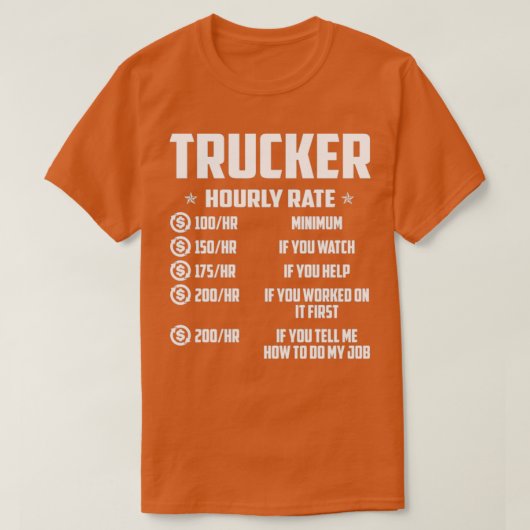 トラック誇りを持ったカーGiのトラック運転手S Tシャツ (デザイン正面)