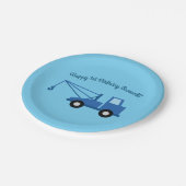 トラック誕生日パーティー ペーパープレート (アングル)