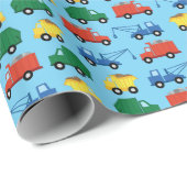 トラック誕生日パーティー ラッピングペーパー (ロールコーナー)