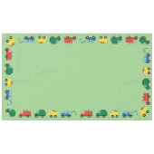 トラック車かわいい1st誕生日パーティーテーマ テーブルクロス (正面(横))