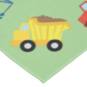 トラック車かわいい1st誕生日パーティーテーマ テーブルクロス (アングル)