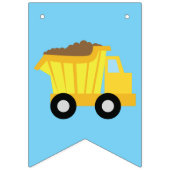 トラック車かわいい1st誕生日パーティーテーマ バンティングフラッグ (第2の旗)
