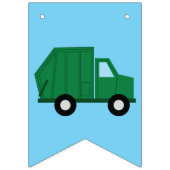 トラック車かわいい1st誕生日パーティーテーマ バンティングフラッグ (第1の旗)