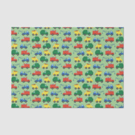 トラック車かわいい1st誕生日パーティーテーマ 薄葉紙