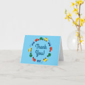 トラック車のかわいい第1誕生会のテーマ カード (黄色い花)