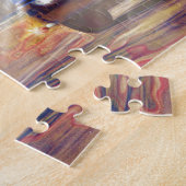 トラック輸送タンカーのトラック重量輸送ギフト ジグソーパズル (側面)