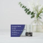 トラック輸送トラック運転手 名刺 (スタンド正面)