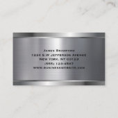 トラック輸送メタルログトラック会社 名刺 (裏面)