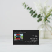 トラック輸送モダン 名刺 (スタンド正面)