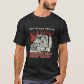 トラック輸送ルーチン Tシャツ (正面)