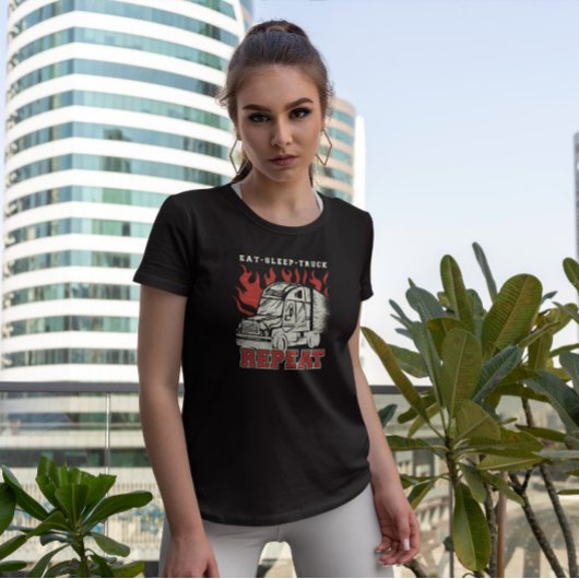 トラック輸送ルーチン Tシャツ