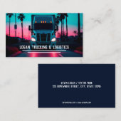 トラック輸送ロジスティクス 名刺 (正面/裏面)